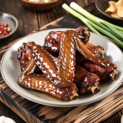 Sweet and Savory Braised Chicken Wings
