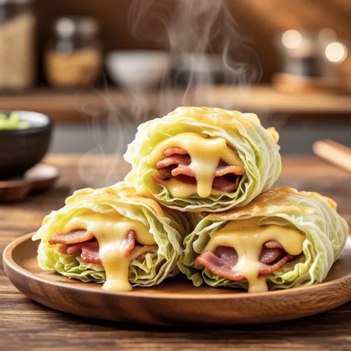 Cabbage and Fried Tofu Rolls
