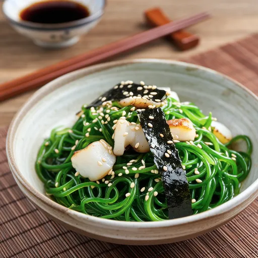 Nira and Shirasu Seaweed Salad