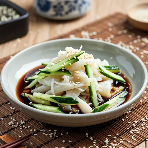 Tororo Cucumber with Shirasu