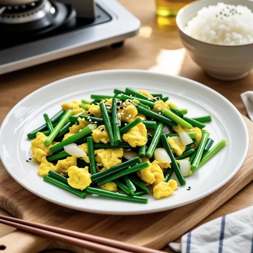 Egg and Chive Stir-fry