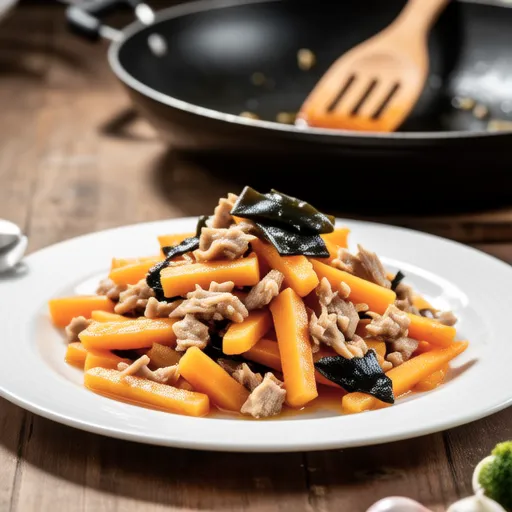 Konjac and Tuna Stir-fry Snack