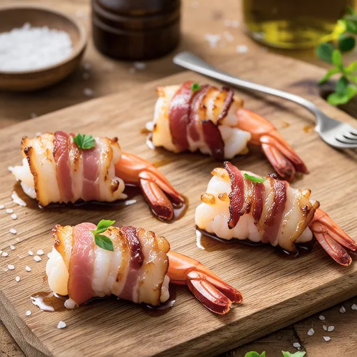 Shrimp Bacon Rolls