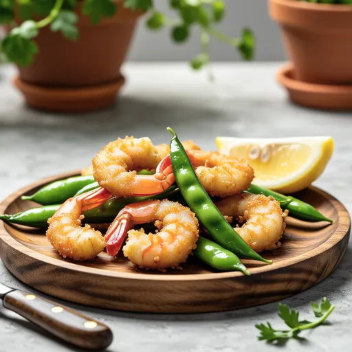 Broad Bean and Shrimp Fritters