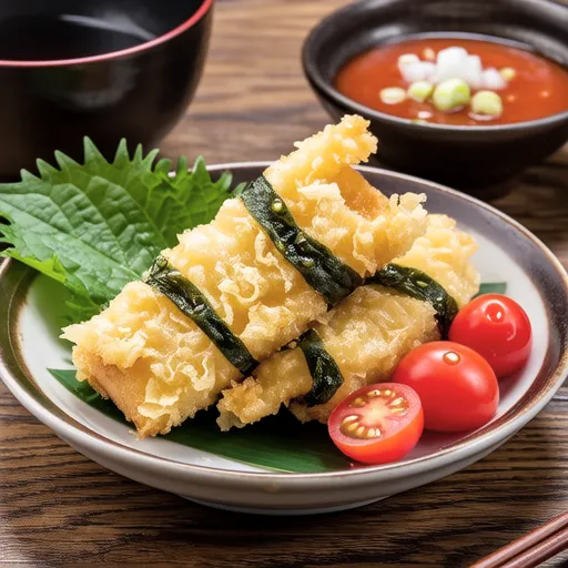 Skipjack Tuna Tomato Tempura