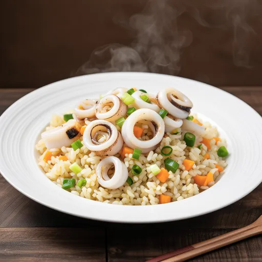 Simple Squid Fried Rice