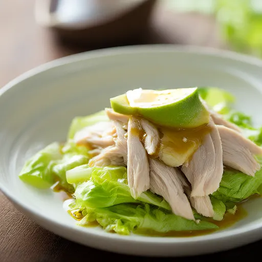 Салат с курицей и авокадо
