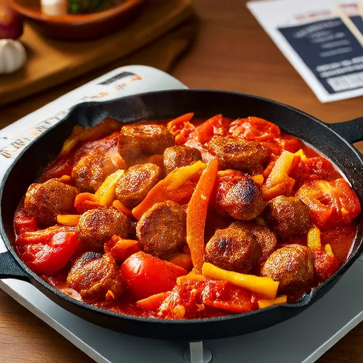 Refogado de Salsicha com Vegetais