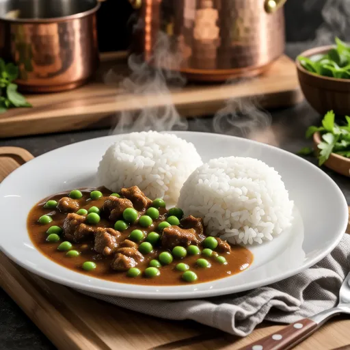 Green Pea Keema Curry
