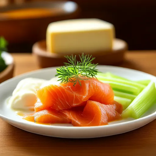 Smoked Salmon and Cream Cheese Breakfast Platter