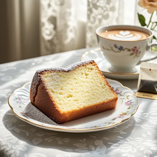 Earl Grey Almond Keto Cake
