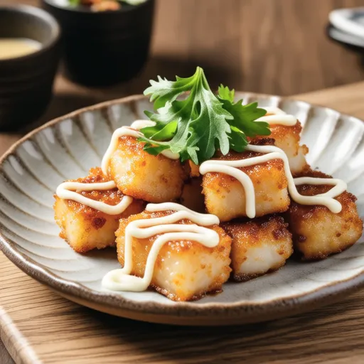 Hanpen with Cod Roe Sauce