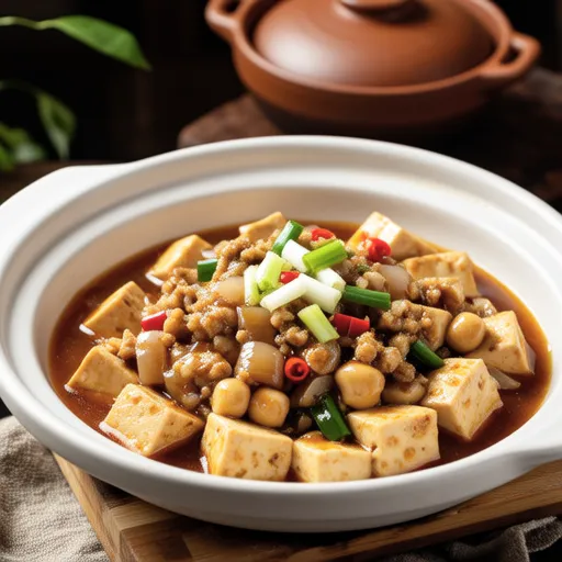 Tofu Tuna Braised Dish