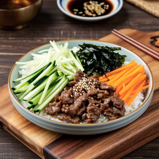 Chrysanthemum and Beef Gimbap