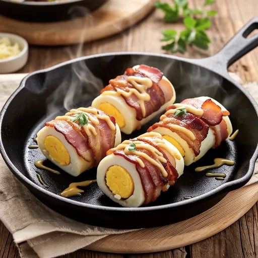 Bacon Wrapped Sandwich