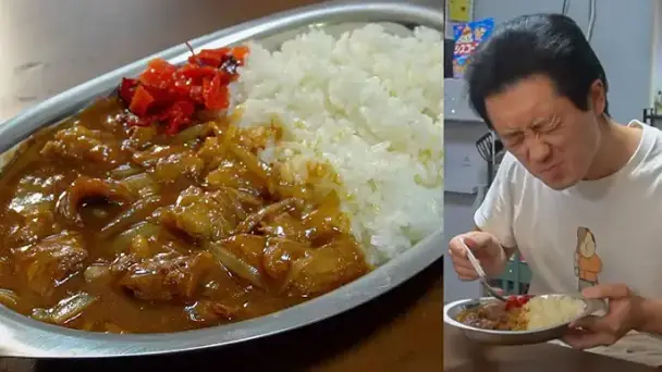 牛すじと玉ねぎのカレー