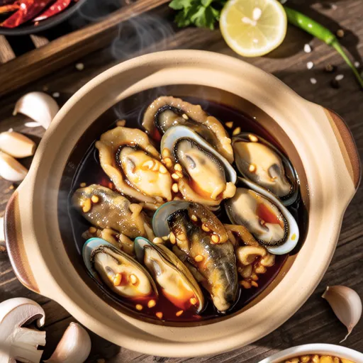Ajillo with King Oyster Mushrooms and Canned Mackerel