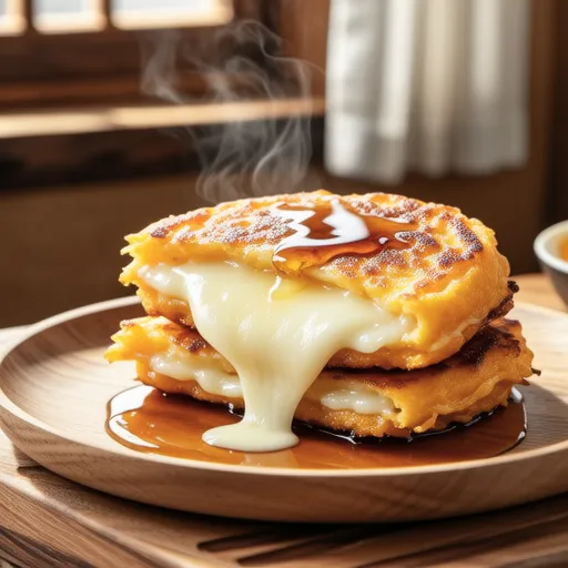 Sweet Potato Cheese Pancake