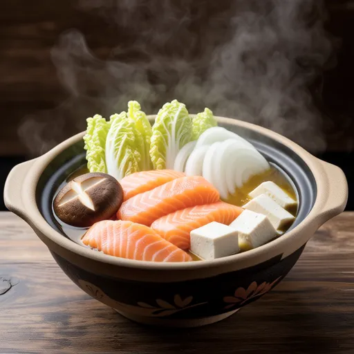 Ishikari Nabe with Plenty of Vegetables