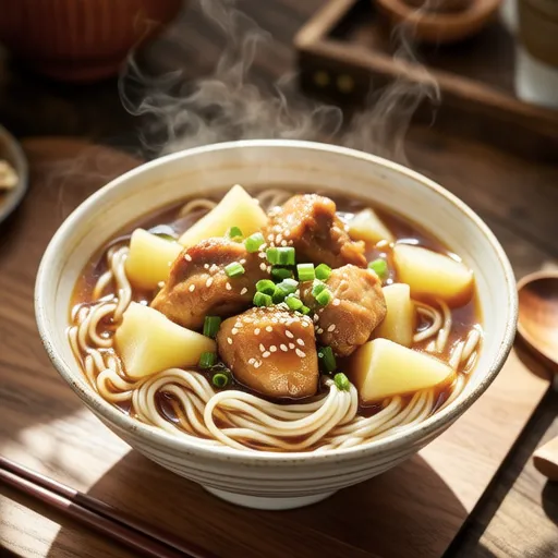 Potato and Chicken Udon