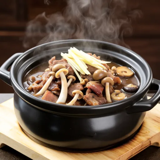Pork and Mushroom Ginger Simmer
