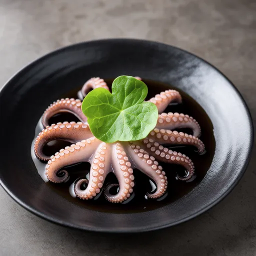 Octopus Carpaccio with Sansho Flavor