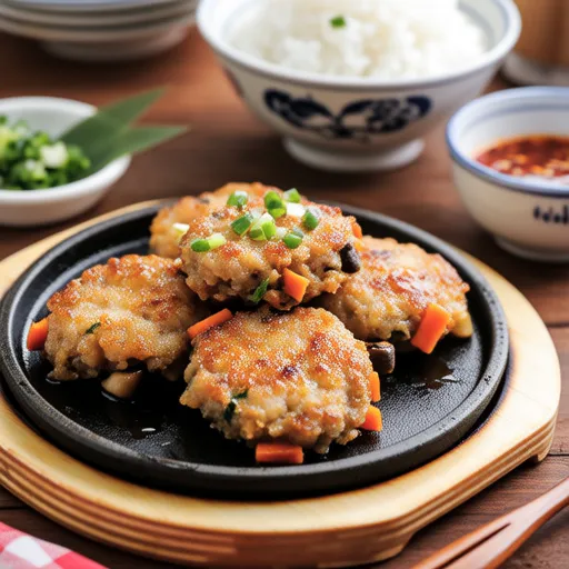 Spam Tteokgalbi (Korean Meat Patties)