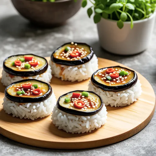 Eggplant Rice Rolls