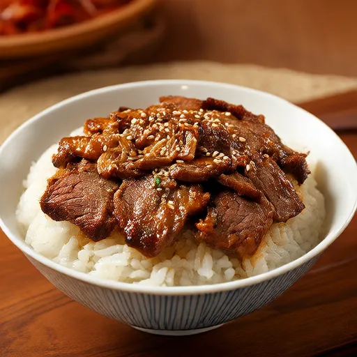 Arroz simple con Bulgogi