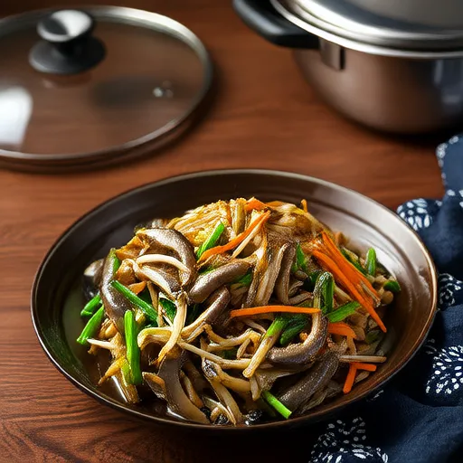 참치와 콩나물 볶음