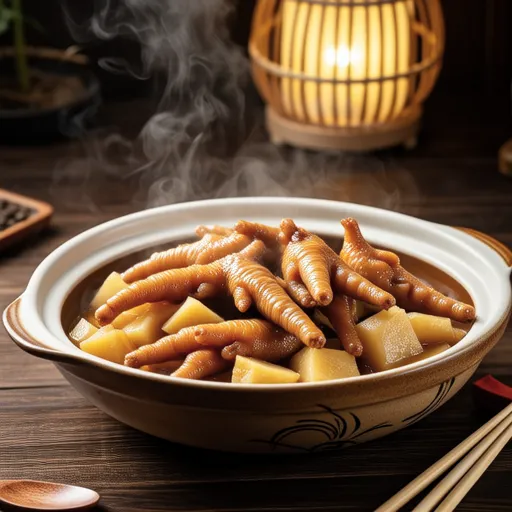 Simmered Daikon and Chicken Wings