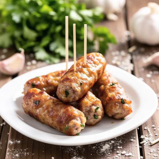 Garlic Sausage Bites