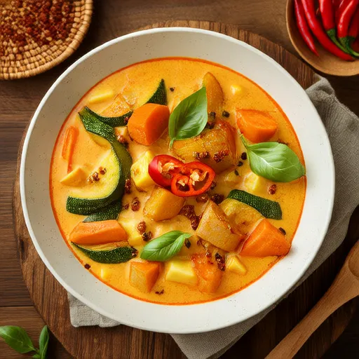 Curry Vegetale Saltato al Cocco Tailandese