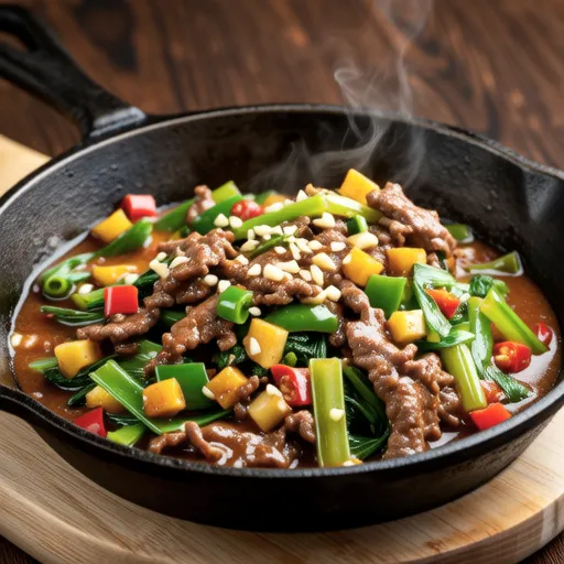 Cabbage and Beef Miso Stir-fry