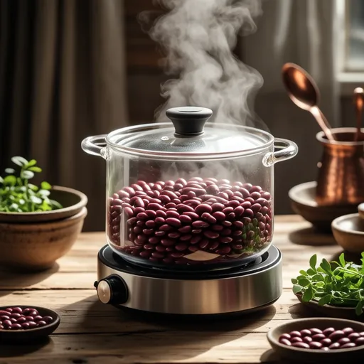 Sweet Simmered Scarlet Runner Beans
