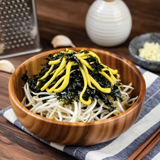 Wakame and Bean Sprout Namul