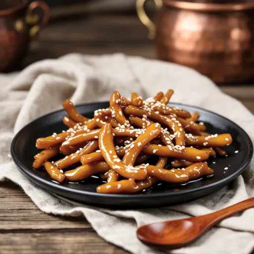 Jerusalem Artichoke Sweet Soy Glaze