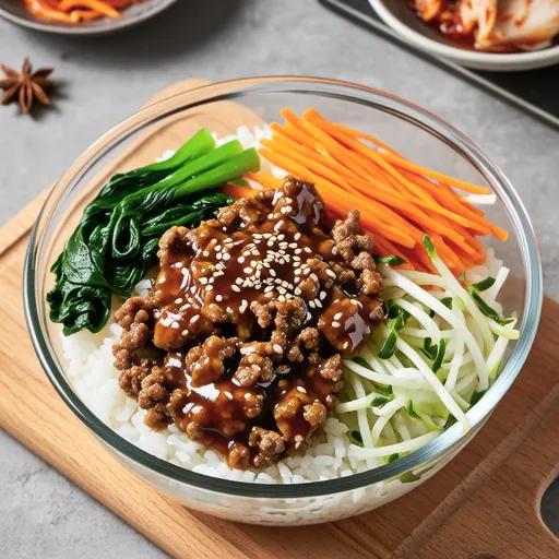 Microwave Mille-Feuille Bibimbap