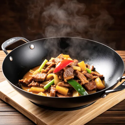 Pork and Dried Daikon Curry Stir-fry