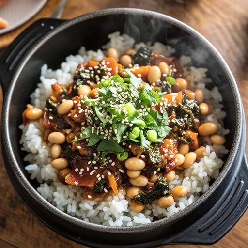 Bean Sprout Kimchi Fried Rice