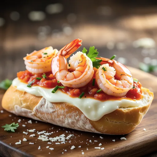 Shrimp Pizza with Cheesy Goodness