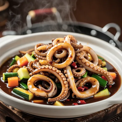 Spicy Stir-fried Squid