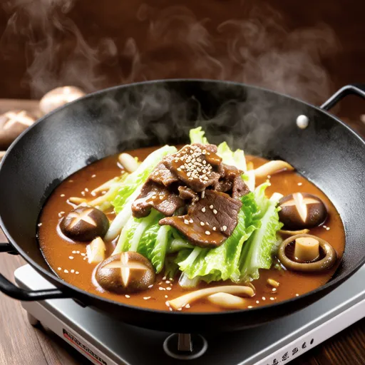 Lettuce and Beef Curry Oyster Stir-fry
