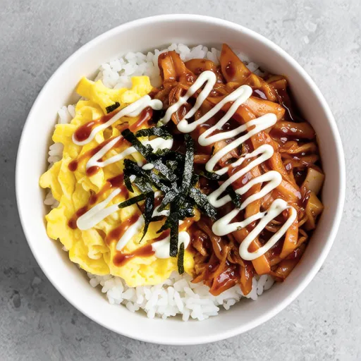 Kimchi Tuna Mayo Rice Bowl