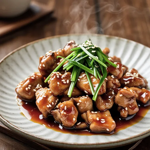 Chicken Breast with Ume Ponzu Stir-fry
