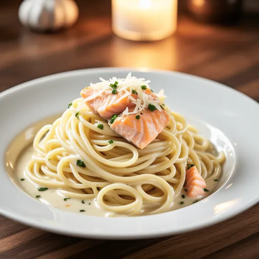 Salmon Cream Pasta