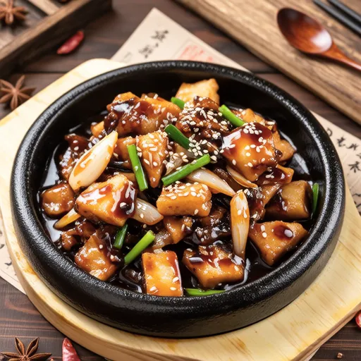 Spicy Stir-fried Fish Cake