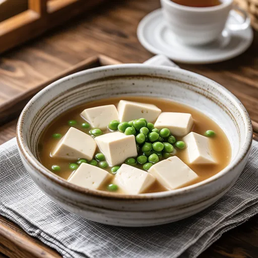 Simmered Koya Tofu and Green Beans