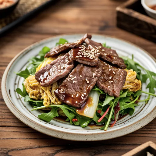 Beef and Kimchi Salad