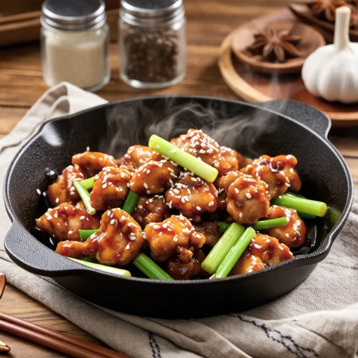 Spicy Stir-fried Chicken Tenderloin and Leek